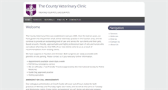 Desktop Screenshot of countyvetclinic.co.uk